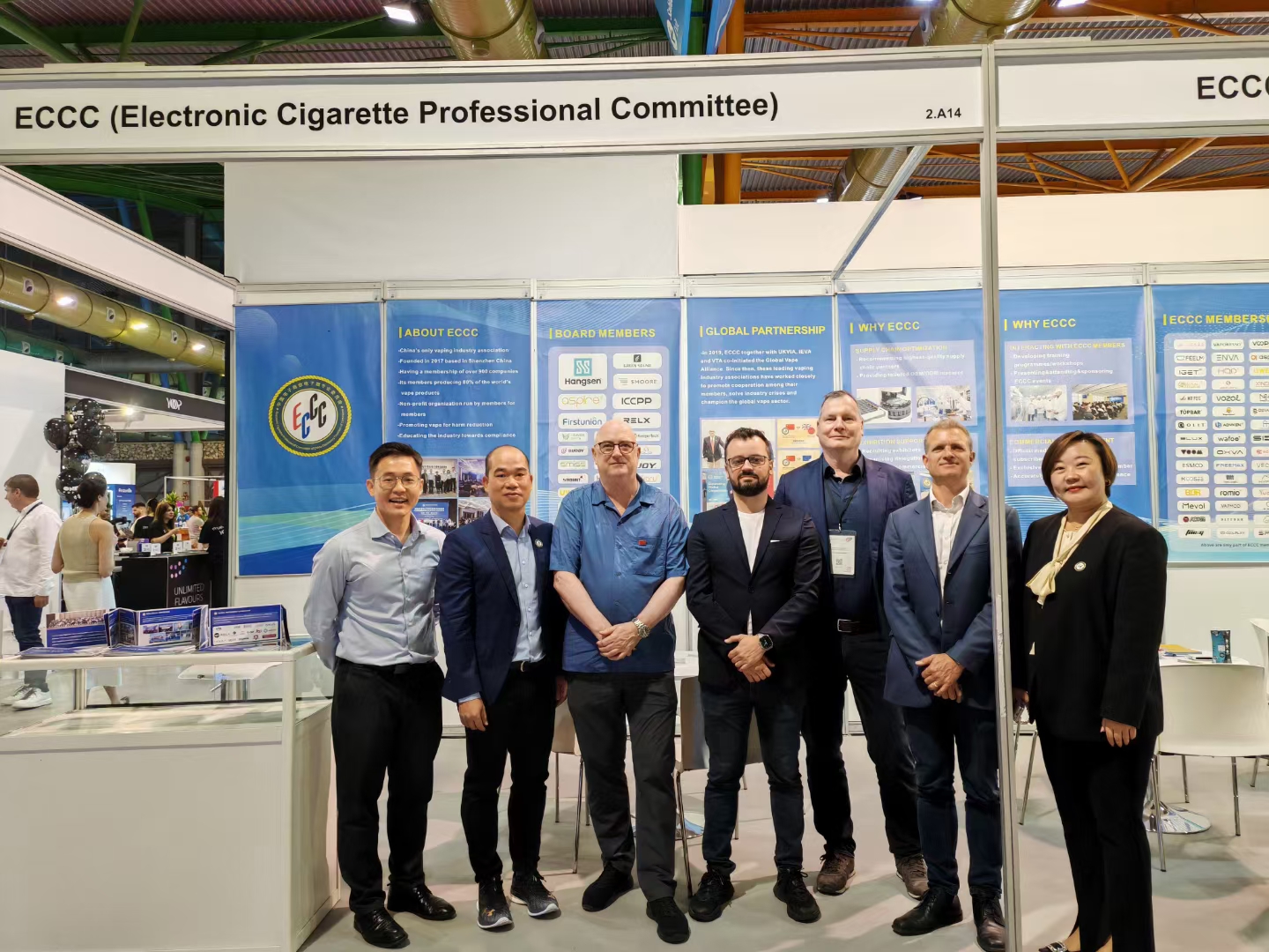 ECCC受邀出席西班牙第二届新型烟草制品展览会
